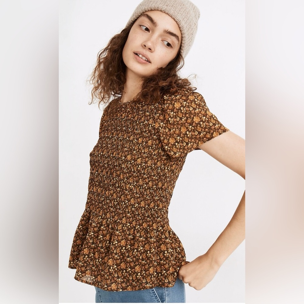 Madewell Peplum Top